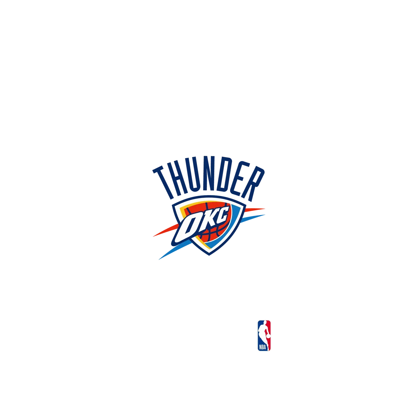 iPhone 8 犀牛盾SolidSuit聯名設計款防摔背蓋手機殼 NBA - Logo-奧克拉荷馬市雷霆 Oklahoma City Thunder - Dark