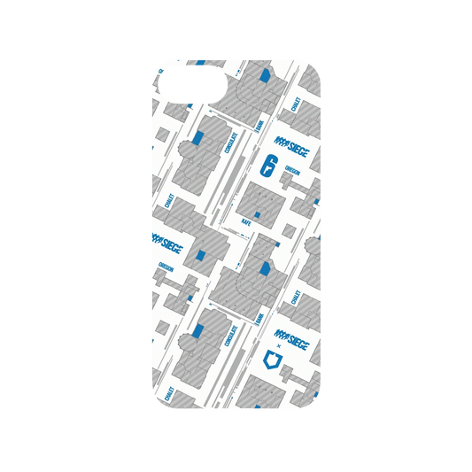 RHINOSHIELD X 6: Siege SolidSuit iPhone SE (2nd generation) Case - Map - Blue