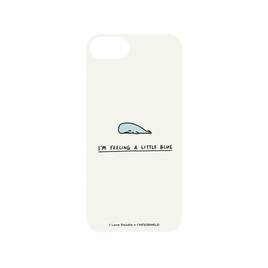 RHINOSHIELD X I Love Doodle SolidSuit iPhone SE (3rd generation) Case - I'm Feeling A Little Blue