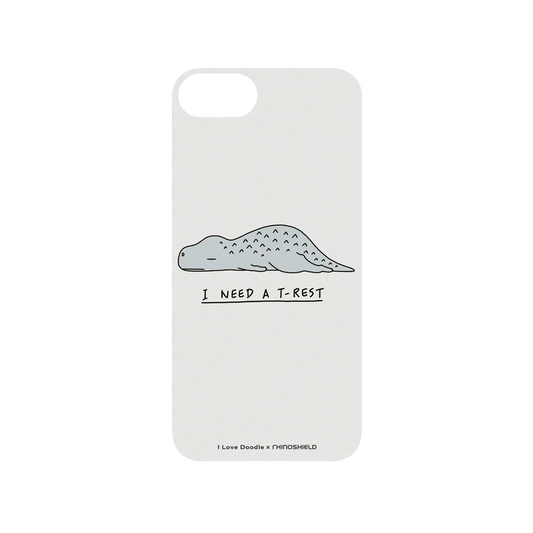 RHINOSHIELD X I Love Doodle SolidSuit iPhone SE (3rd generation) Case - I Need A T-rest