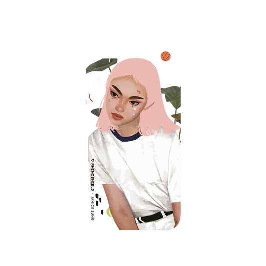 RHINOSHIELD X Janice Sung SolidSuit iPhone 8 Case - Pink Sand