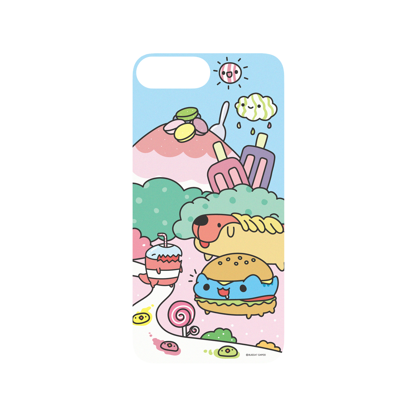 RhinoShield X BUGCAT CAPOO SolidSuit iPhone 8 Plus Case - Capoo's World of Desserts
