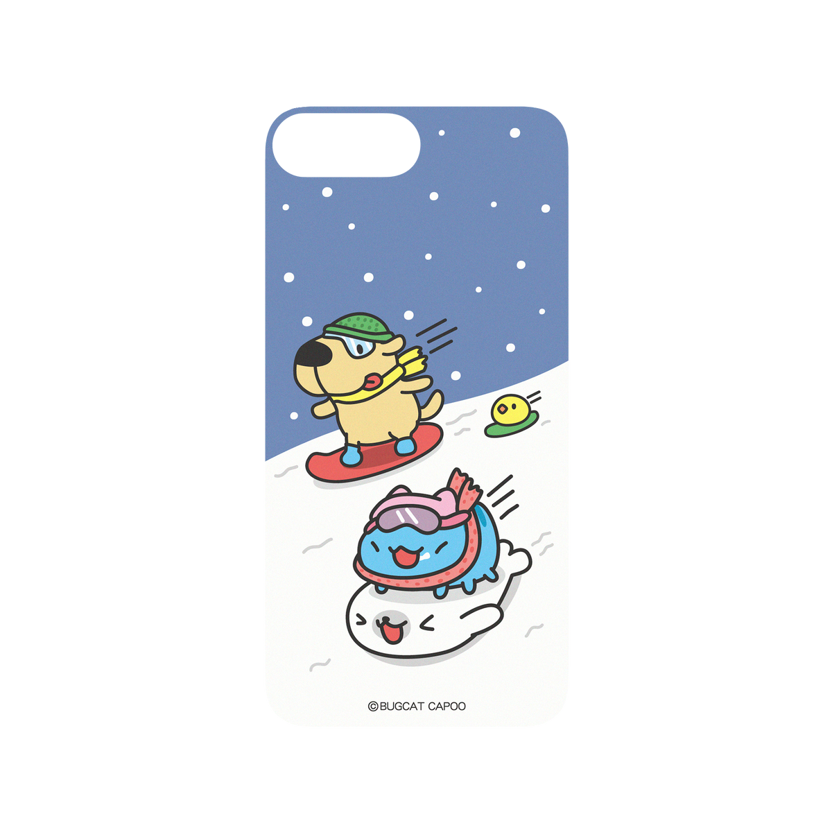 RhinoShield X BUGCAT CAPOO SolidSuit iPhone 8 Plus Case - Fun of Skiing
