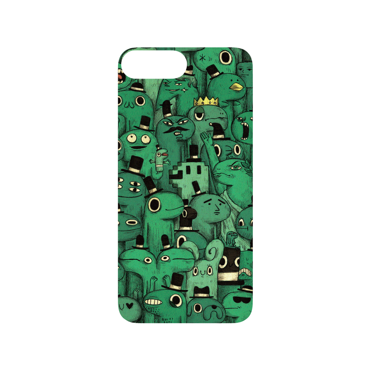 RhinoShield X Incrediville SolidSuit iPhone 8 Plus Case - Strange Crowd