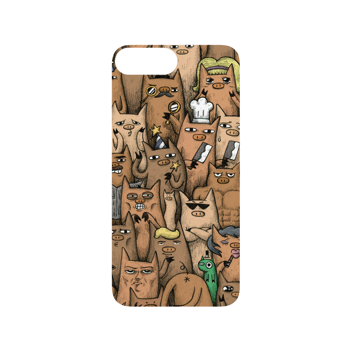 RhinoShield X Incrediville SolidSuit iPhone 7 Plus Case - Revenge of the Pigs