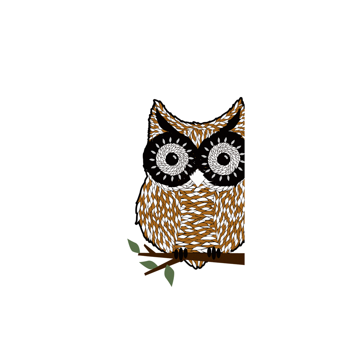 RhinoShield X WasangShow SolidSuit iPhone 8 Plus Case - Owl