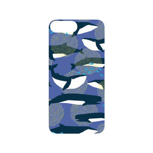RhinoShield X WasangShow SolidSuit iPhone 8 Plus Case - Ocean WAWA - Whale