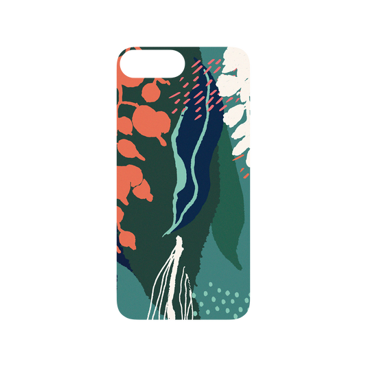 RhinoShield X WasangShow SolidSuit iPhone 8 Plus Case - Ocean WAWA - Alpinia (2020)