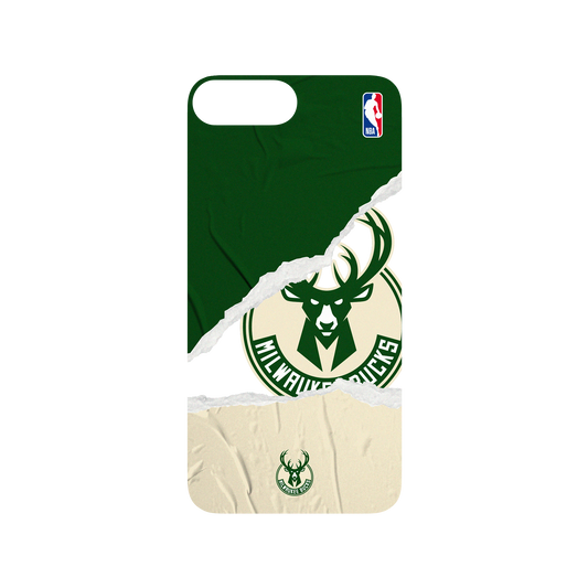 RhinoShield X NBA SolidSuit iPhone 8 Plus Case - Milwaukee Bucks - Sweat and Tears