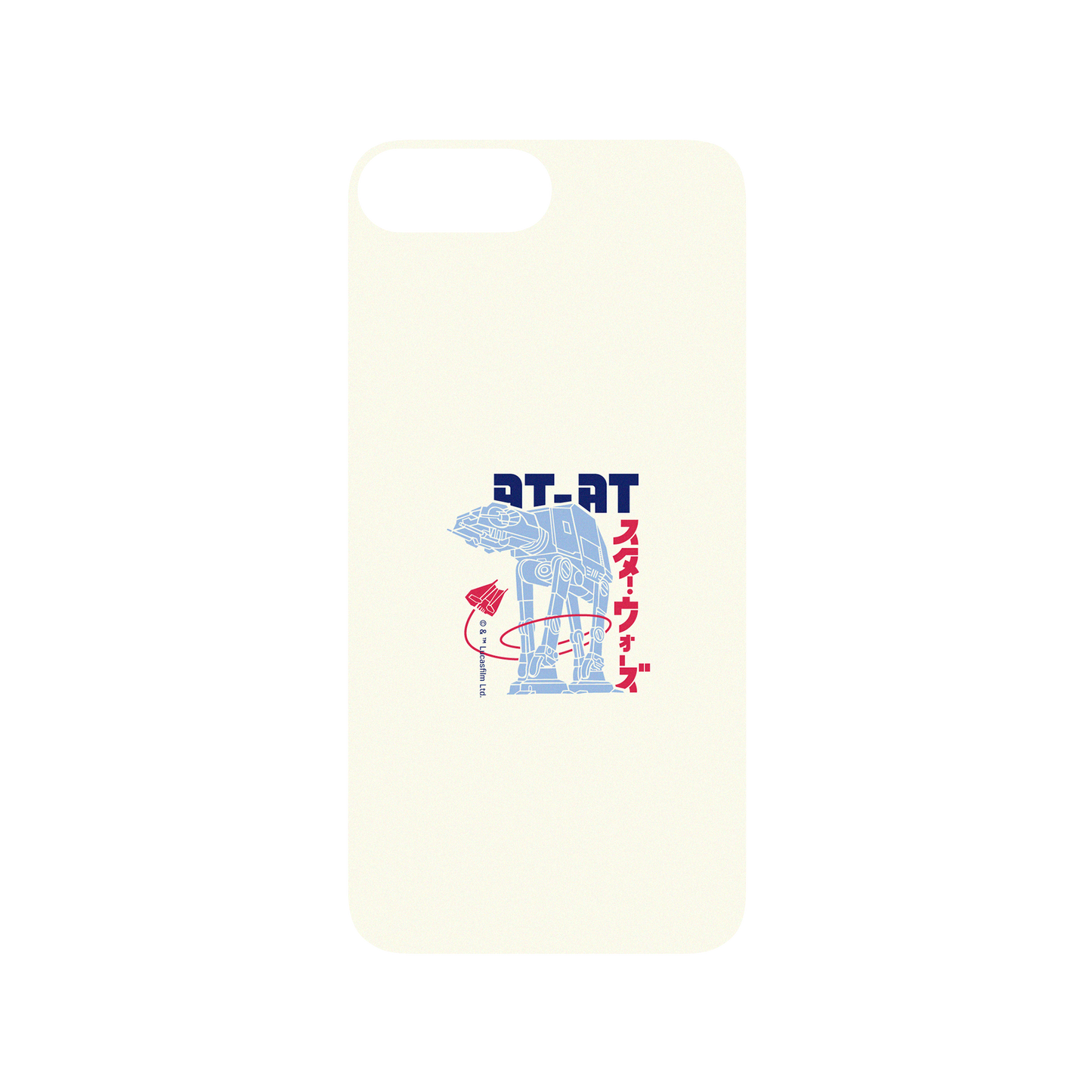 iPhone 8 Plus 犀牛盾SolidSuit聯名設計款防摔背蓋手機殼 StarWars 星際大戰系列 - ATAT-日文字系列
