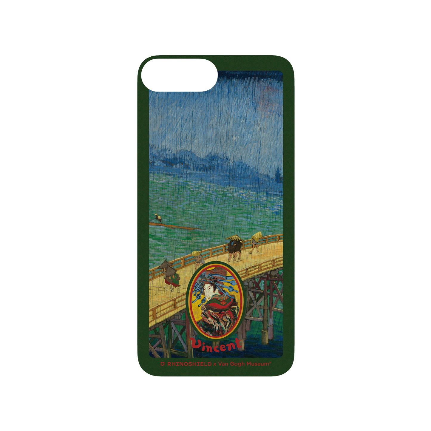 RhinoShield X Van Gogh Museum SolidSuit iPhone 8 Plus Case - Bridge in the Rain - Frame