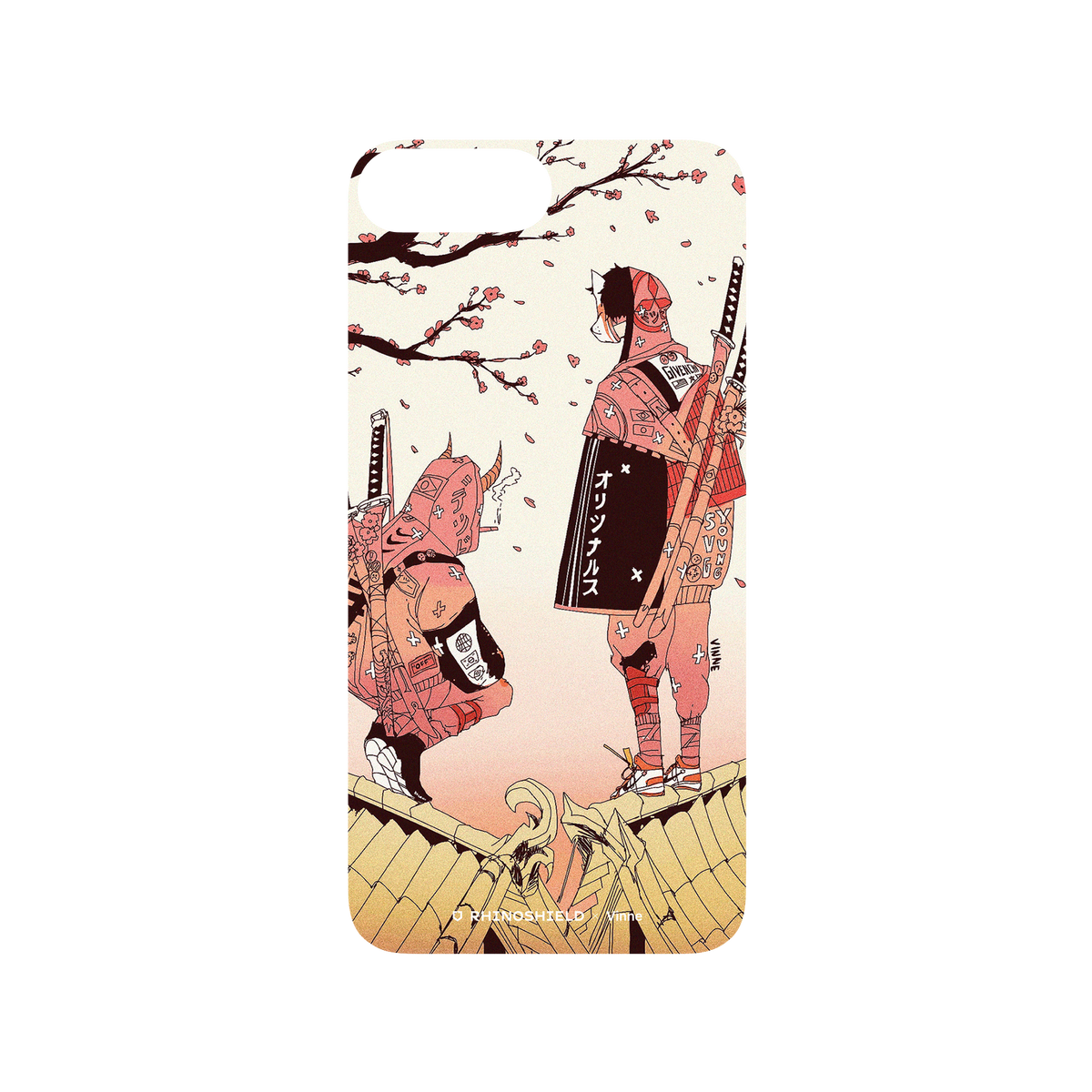 RhinoShield X Vinne SolidSuit iPhone 8 Plus Case - Sakura Season