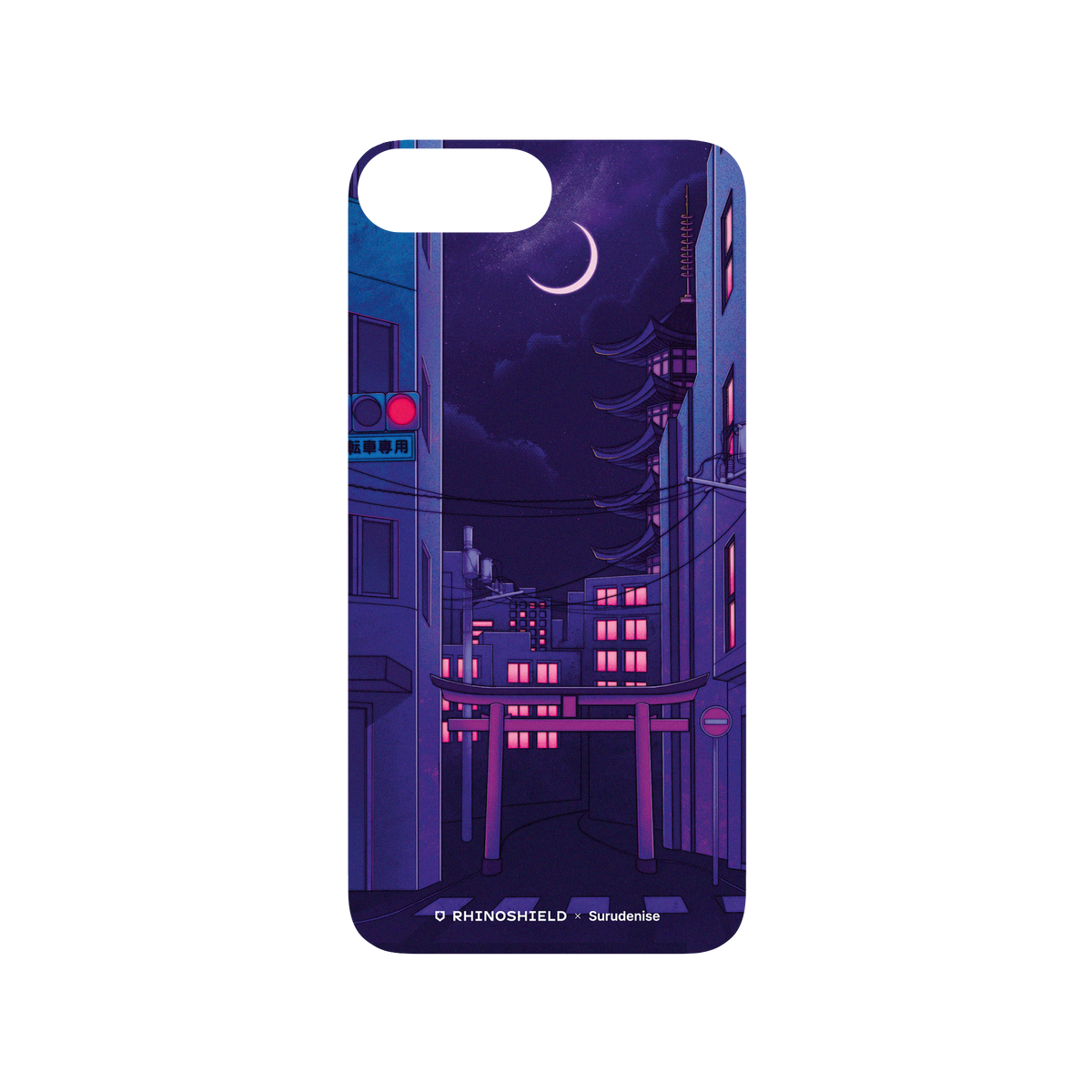 RhinoShield X Surudenise SolidSuit iPhone 8 Plus Case - Tokyo Night