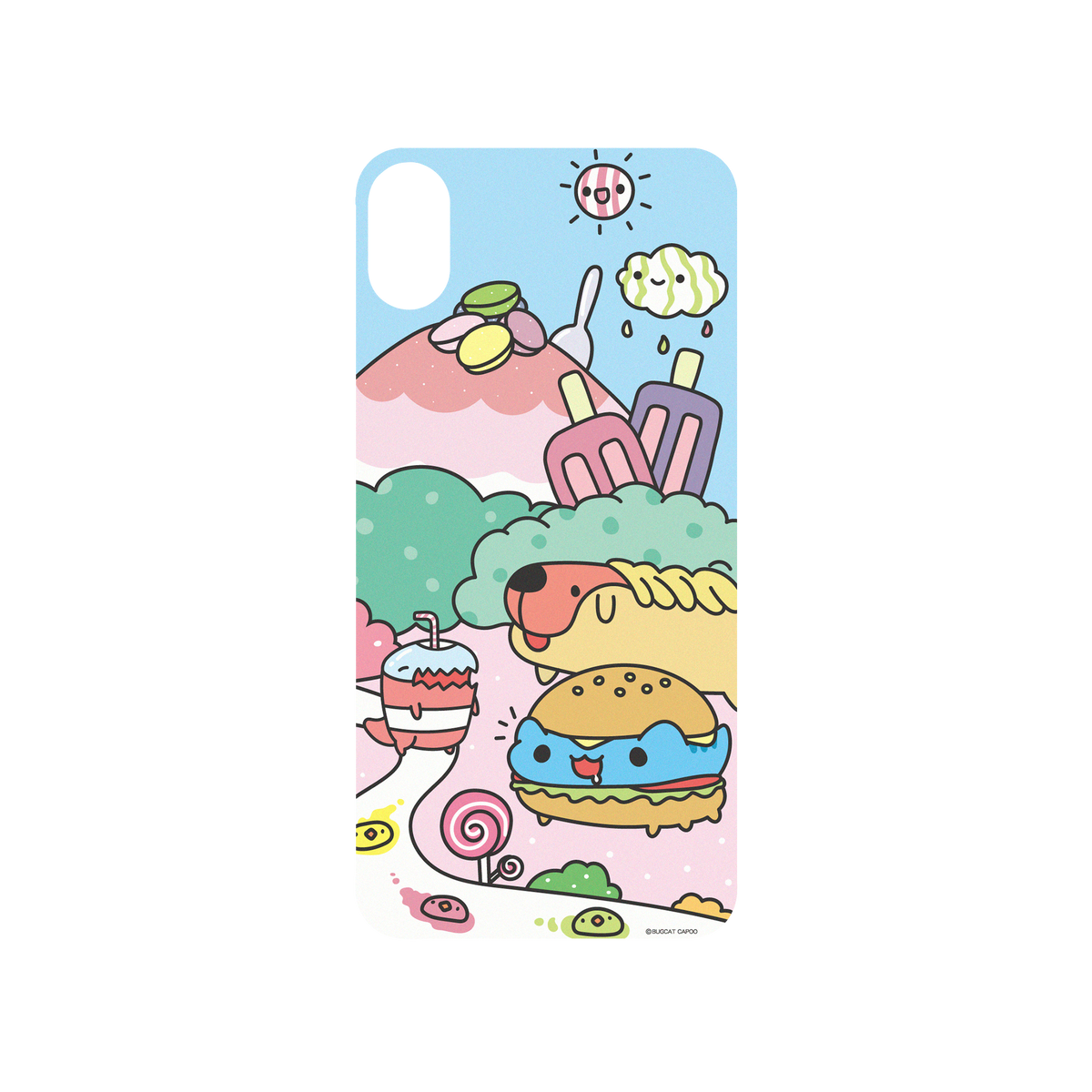 RhinoShield X BUGCAT CAPOO SolidSuit iPhone X Case - Capoo's World of Desserts