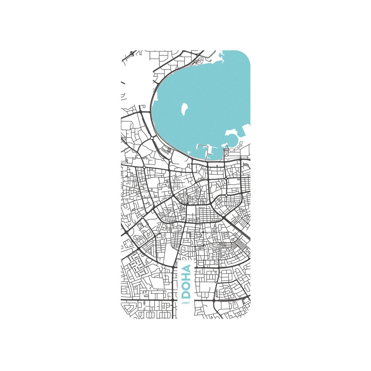 RhinoShield X JOCR SolidSuit iPhone X Case - Doha (Black Logo)