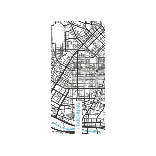 iPhone X 犀牛盾SolidSuit聯名設計款防摔背蓋手機殼 JOCR - Taichung (Black Logo)