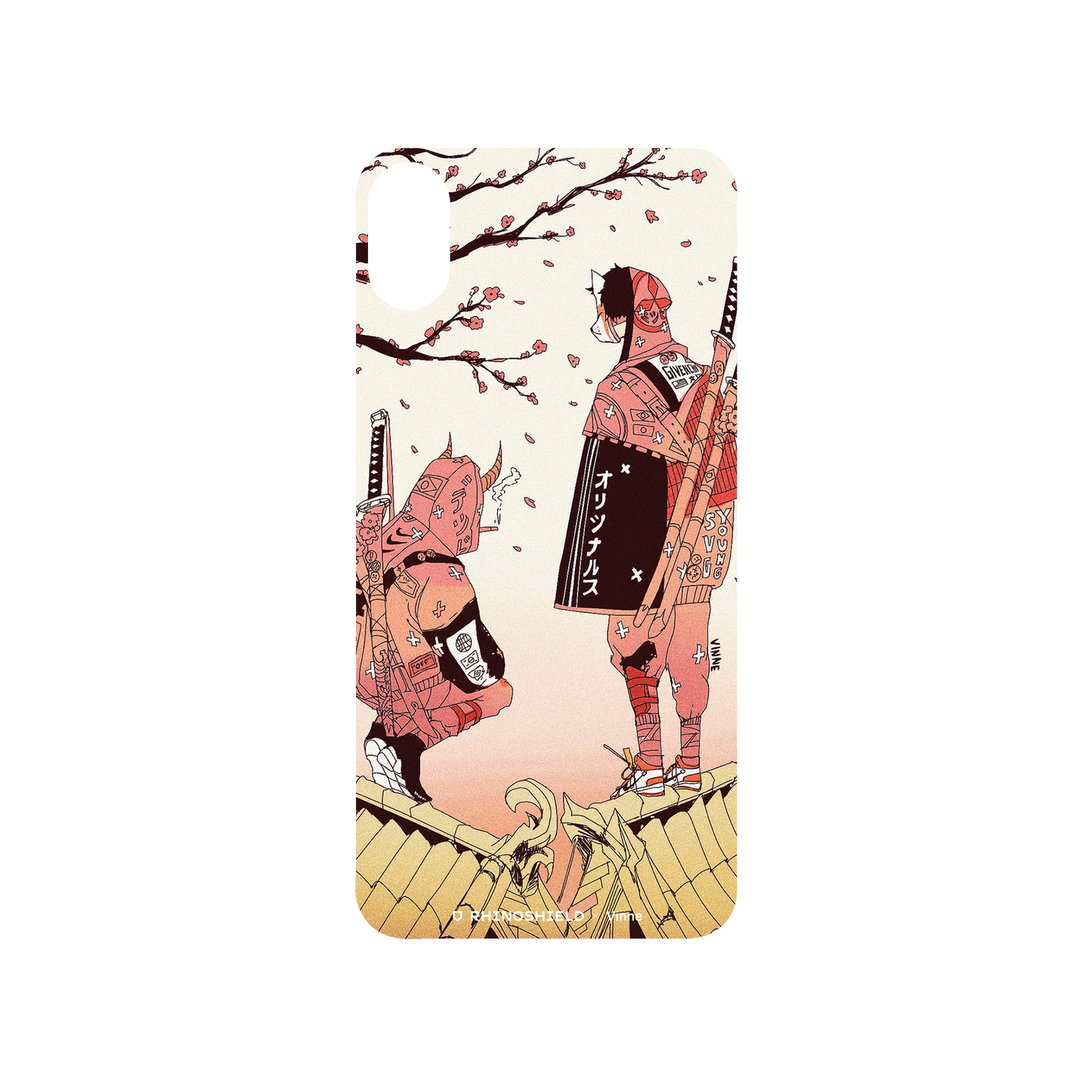 RhinoShield X Vinne SolidSuit iPhone X Case - Sakura Season