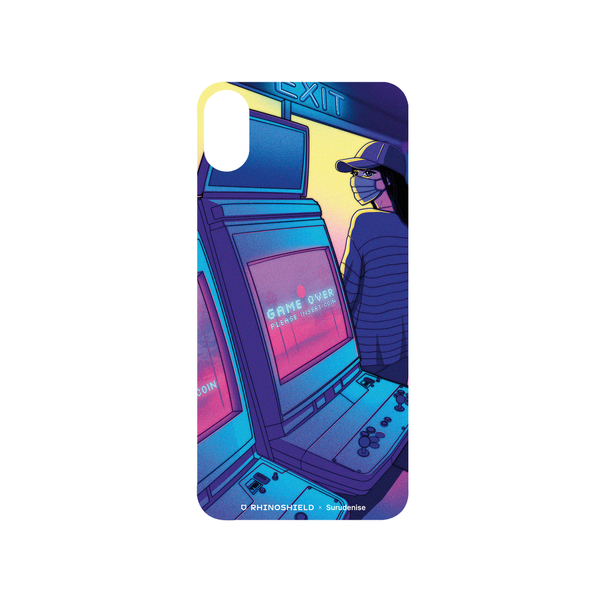 RhinoShield X Surudenise SolidSuit iPhone X Case - Arcade