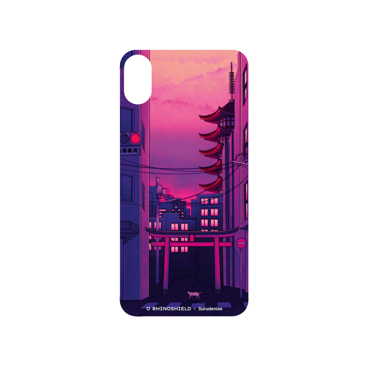 RhinoShield X Surudenise SolidSuit iPhone XS Case - Tokyo Day