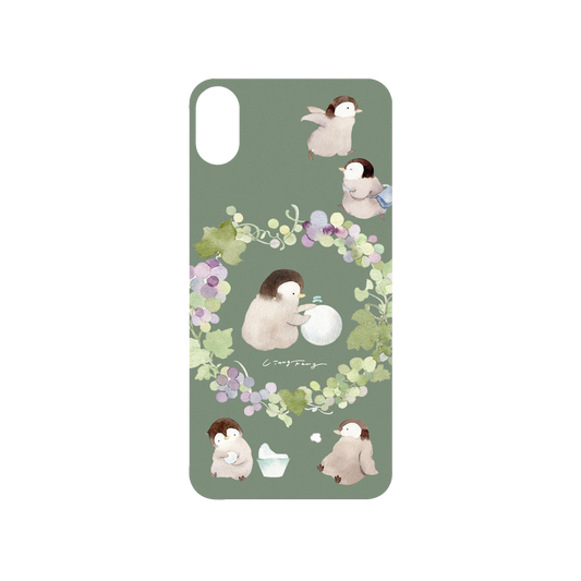 RhinoShield X Liang Feng SolidSuit iPhone XS Case - Busy penguin