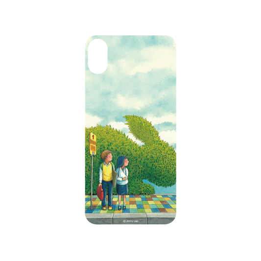 RHINOSHIELD X Jimmy SolidSuit iPhone XS Case - Year of the Rabbit Series - Waiting for the Bus