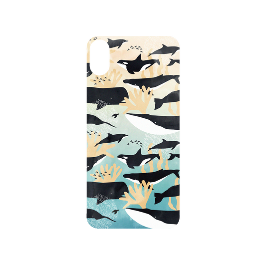 RHINOSHIELD X WasangShow SolidSuit iPhone X Case - Call of the Ocean