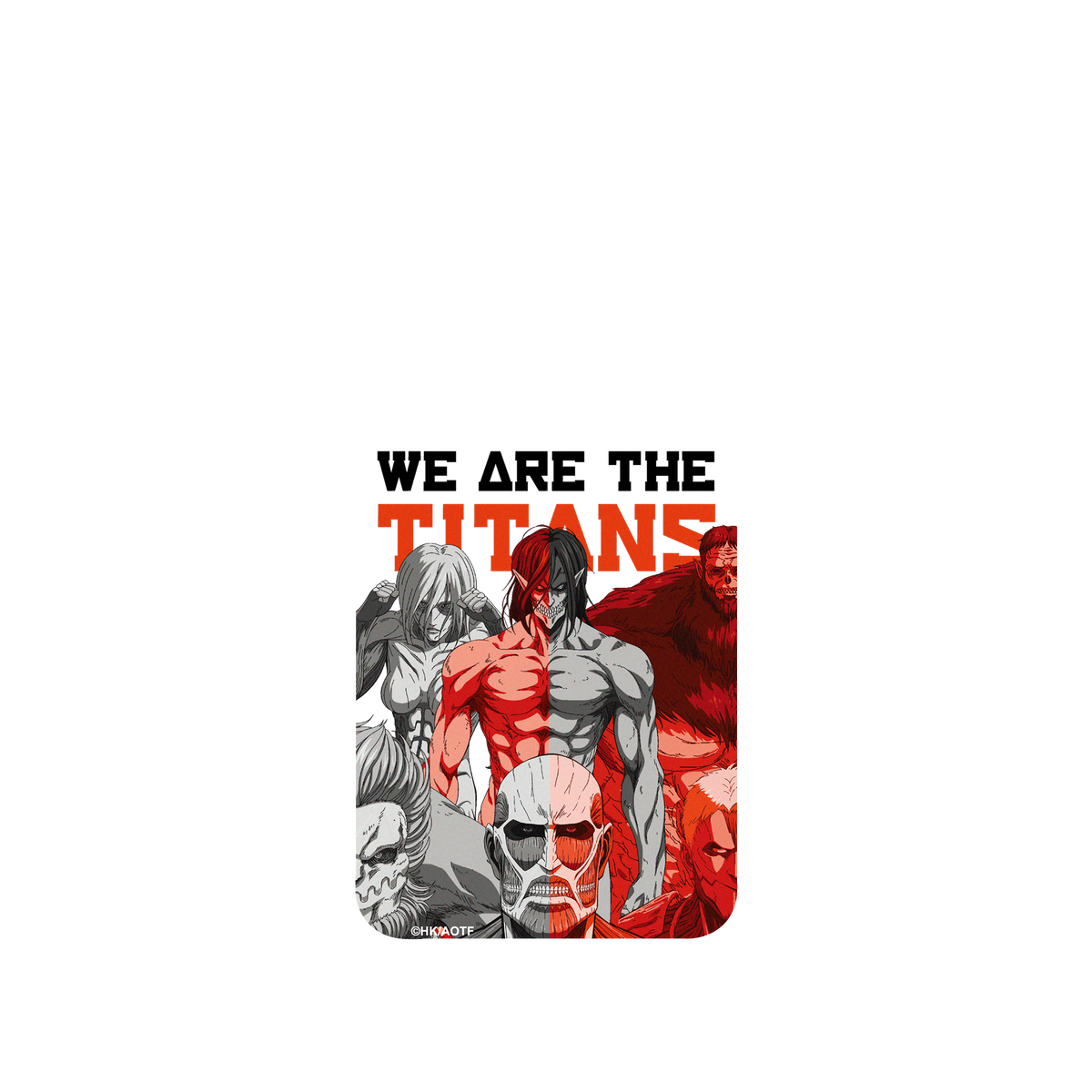 RhinoShield X Attack on Titan SolidSuit iPhone X Case - We are the Titans