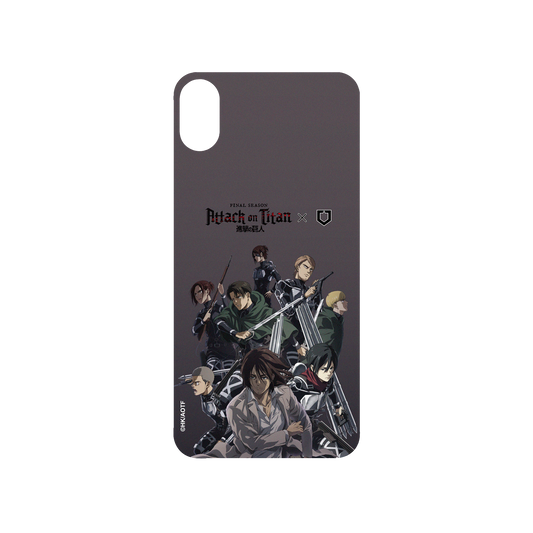 RhinoShield X Attack on Titan SolidSuit iPhone X Case - Group - Season 4