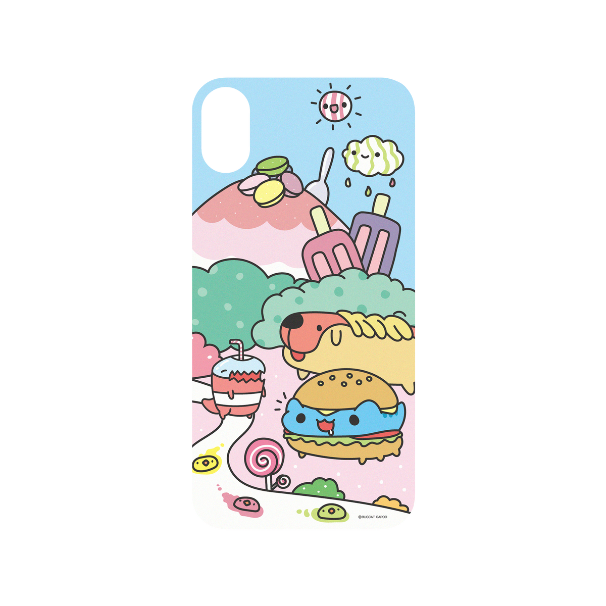 RhinoShield X BUGCAT CAPOO SolidSuit iPhone XR Case - Capoo's World of Desserts
