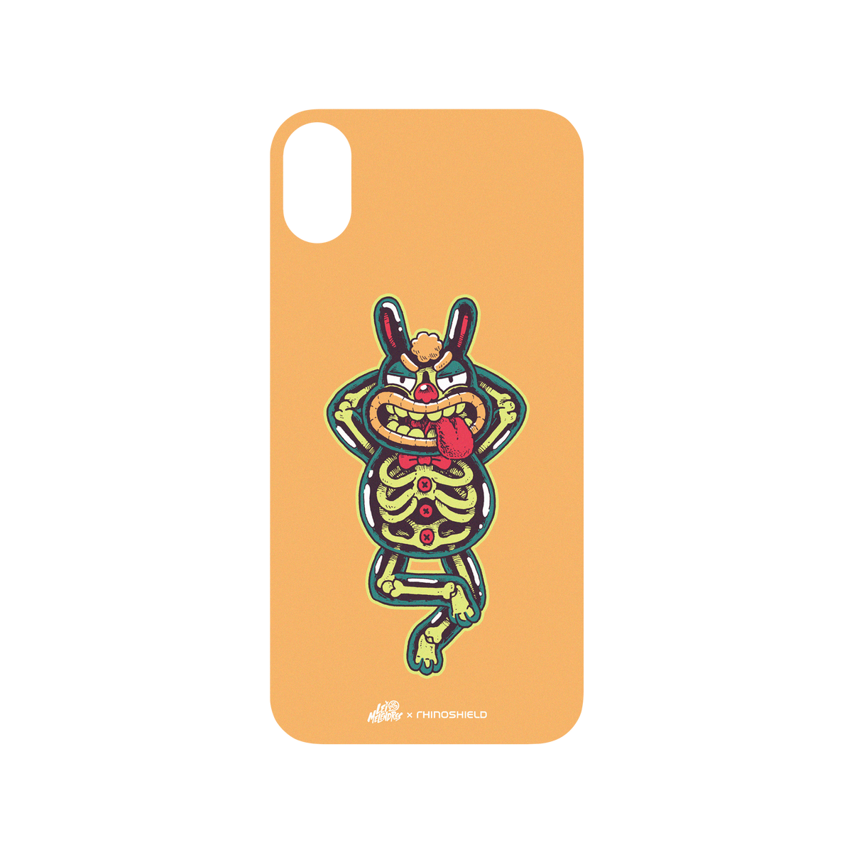RhinoShield X Lei Melendres SolidSuit iPhone XR Case - Skeleton Rabbit