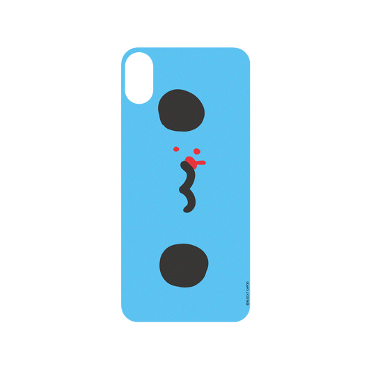 RhinoShield X BUGCAT CAPOO SolidSuit iPhone XS Max Case - Big Face Capoo (Blue)