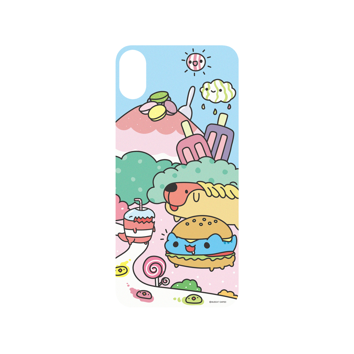 RhinoShield X BUGCAT CAPOO SolidSuit iPhone XS Max Case - Capoo's World of Desserts