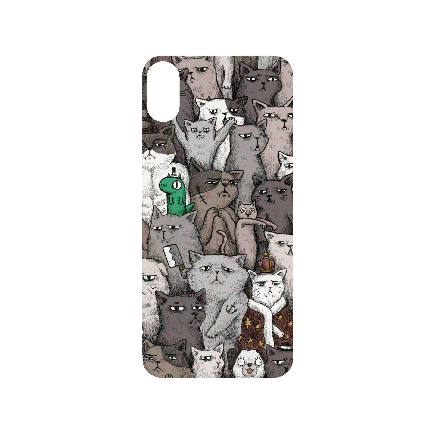 RhinoShield X Incrediville SolidSuit iPhone XS Max Case - Tough Cats