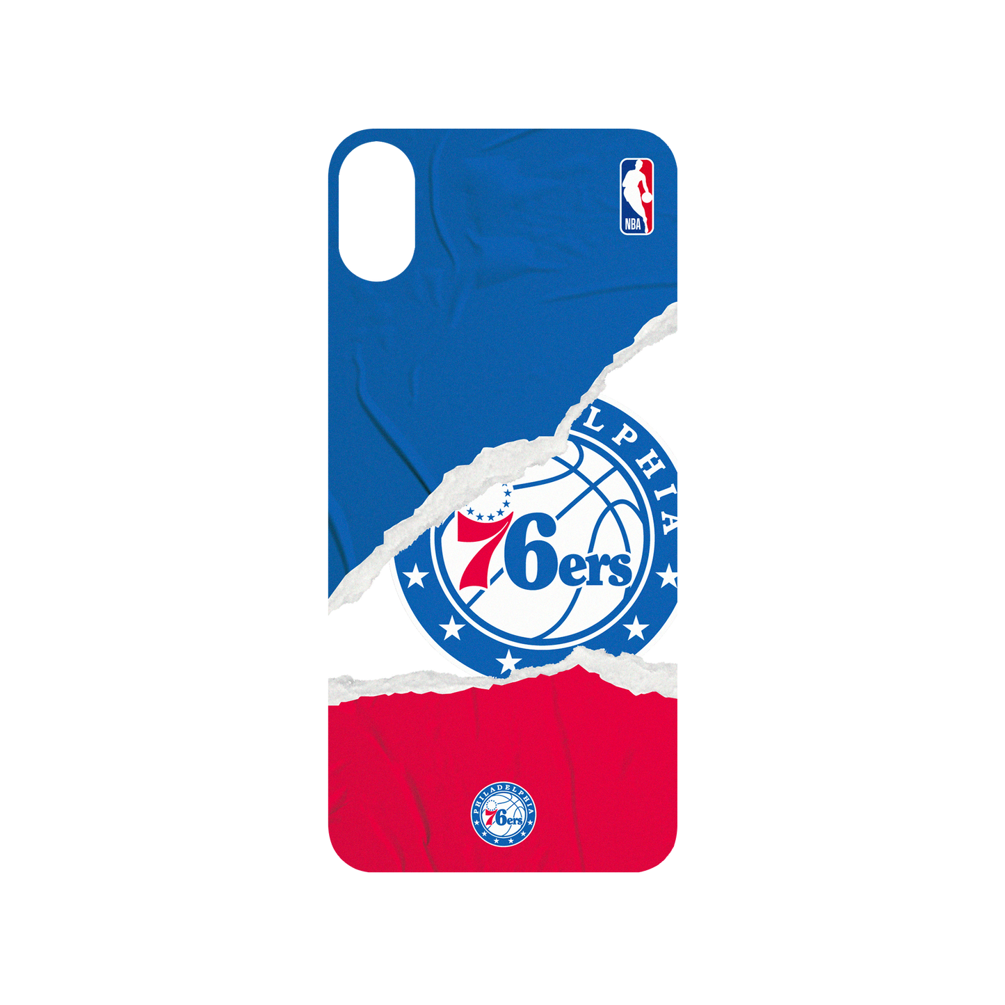 RhinoShield X NBA SolidSuit iPhone XS Max Case - Philadelphia 76ers - Sweat and Tears