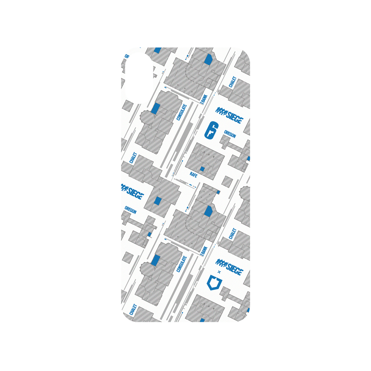 RhinoShield X 6: Siege SolidSuit iPhone XS Max Case - Map - Blue