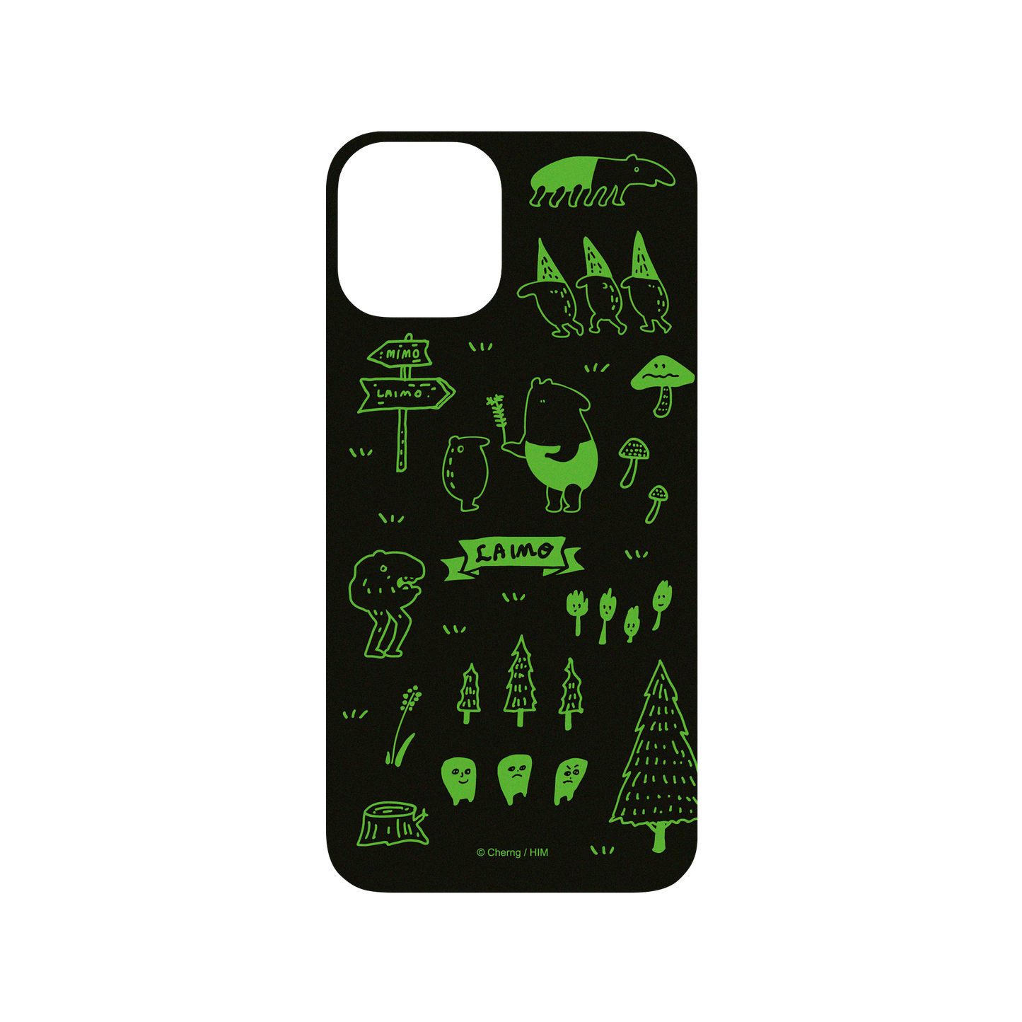 RHINOSHIELD X LAIMO SolidSuit iPhone 11 Pro Case - LAIMO's Magic Forest (Night)