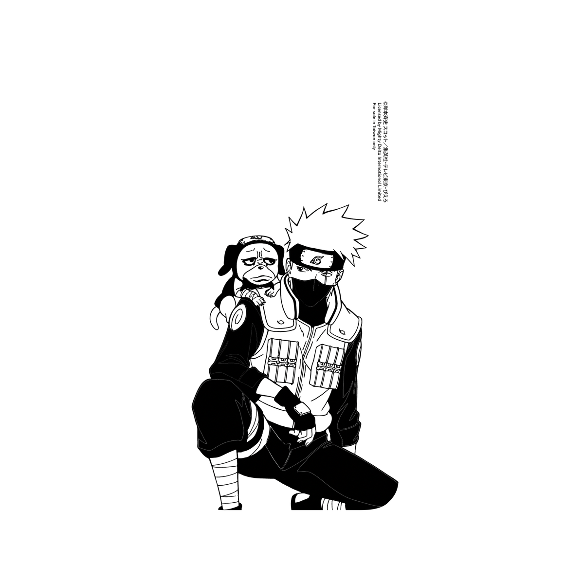 iPhone 11 Pro 犀牛盾SolidSuit防摔背蓋手機殼 火影忍者疾風傳 - 素描系列-旗木卡卡西&帕克