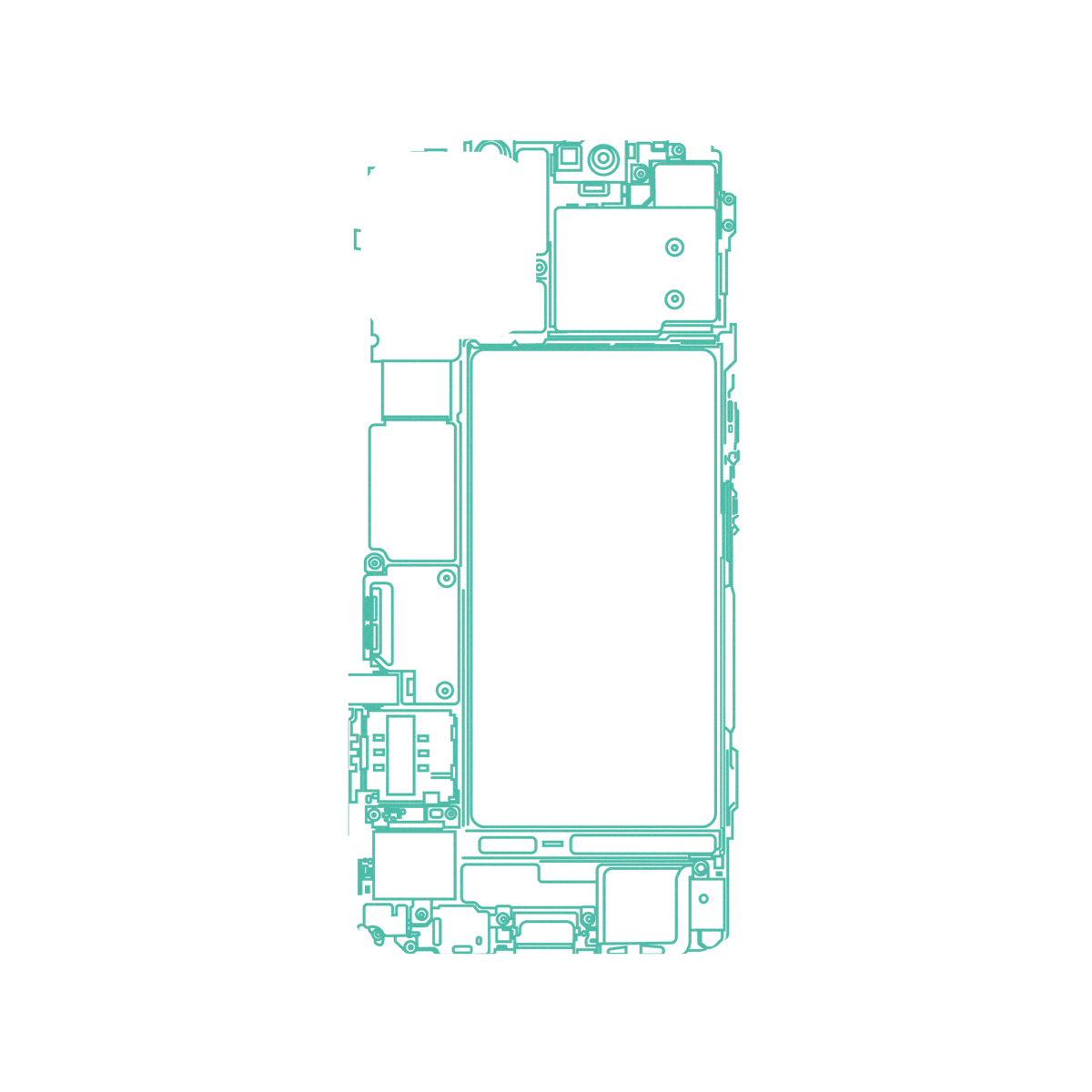 RHINOSHIELD X JOCR SolidSuit iPhone 11 Pro Case - Inside an iPhone - Green