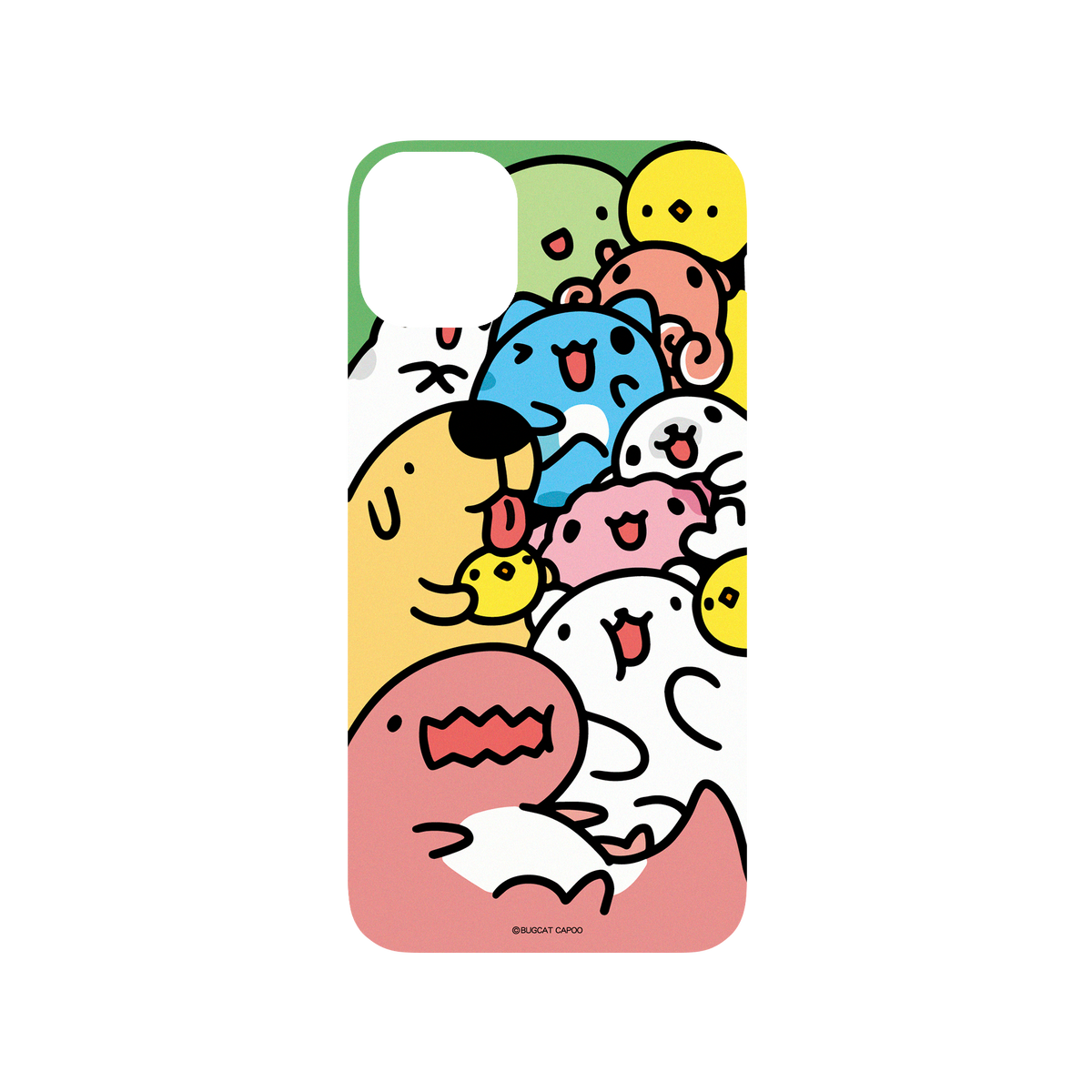 RHINOSHIELD X BUGCAT CAPOO SolidSuit iPhone 11 Case - Capoo & Friends