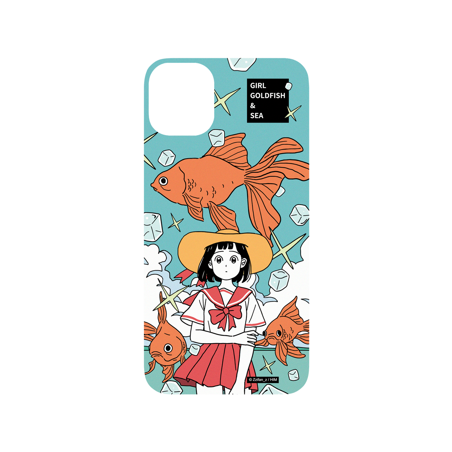 iPhone 11 犀牛盾SolidSuit聯名設計款防摔背蓋手機殼 Zzifan_z - 金魚女孩