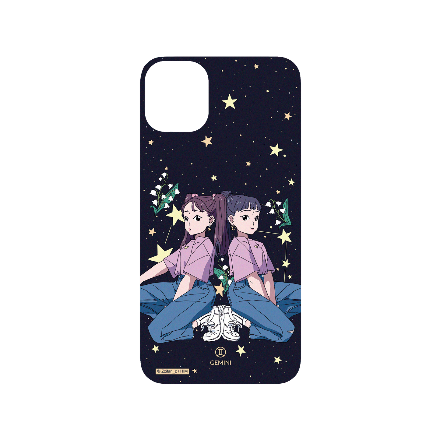 iPhone 11 犀牛盾SolidSuit聯名設計款防摔背蓋手機殼 Zzifan_z - 雙子座女孩