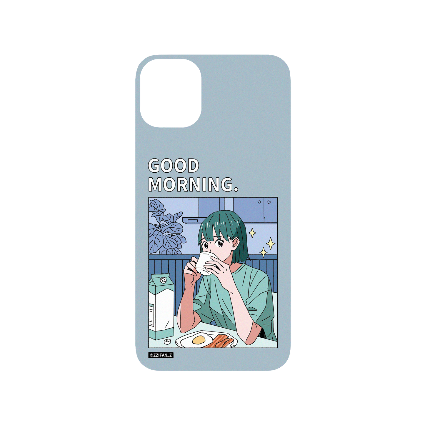 iPhone 11 犀牛盾SolidSuit聯名設計款防摔背蓋手機殼 Zzifan_z - 早安女孩