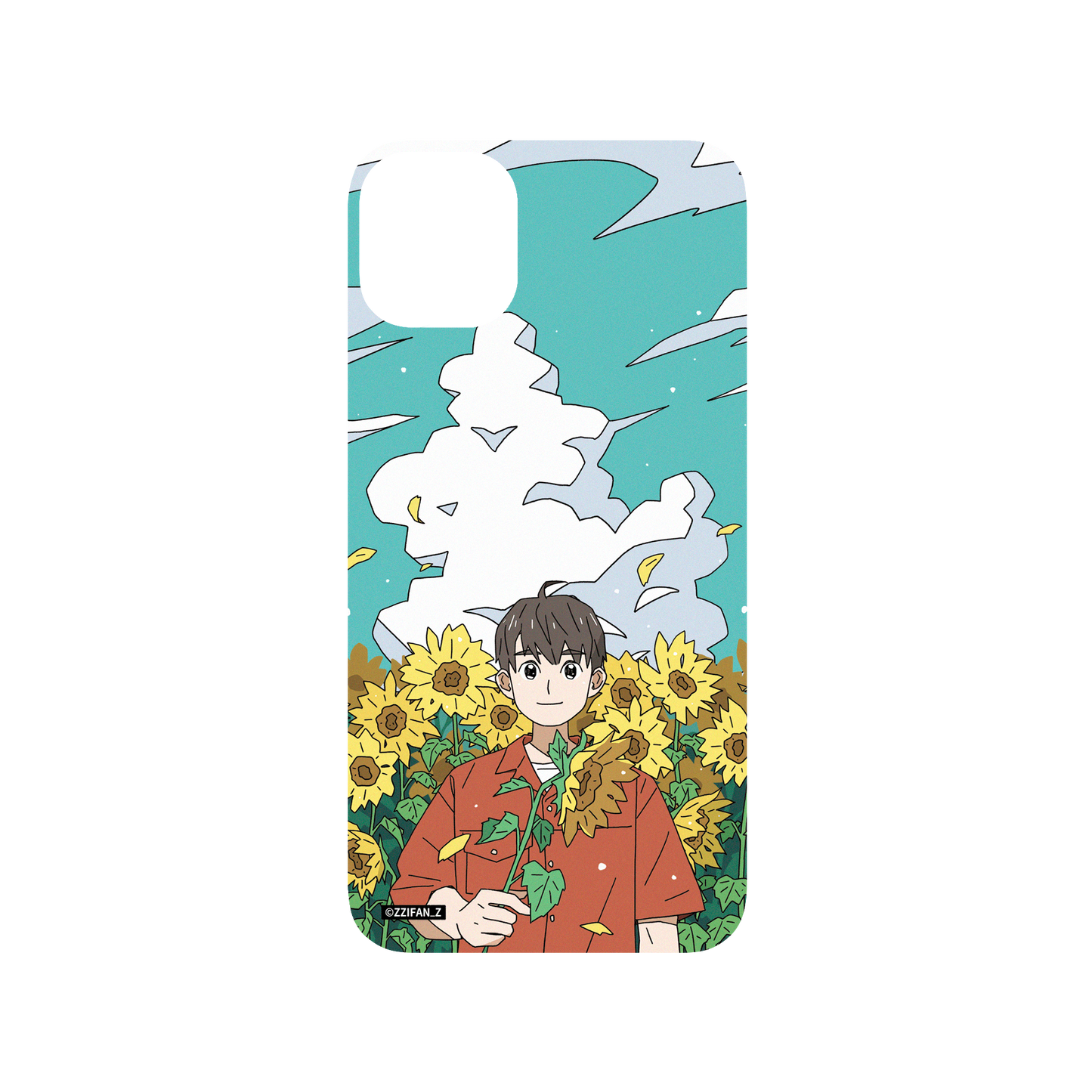 iPhone 11 犀牛盾SolidSuit聯名設計款防摔背蓋手機殼 Zzifan_z - 向日葵男孩