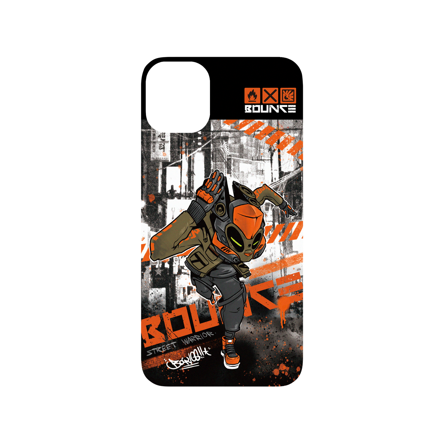 iPhone 11 犀牛盾SolidSuit聯名設計款防摔背蓋手機殼 BOUNCE - BOUNCE MAN RUN