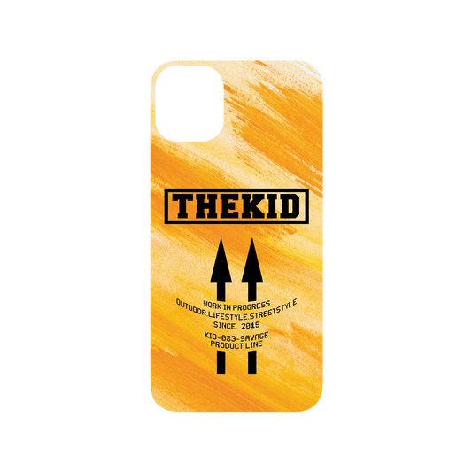 iPhone 11 犀牛盾SolidSuit聯名設計款防摔背蓋手機殼 KID - THEKID-黃雙箭頭款