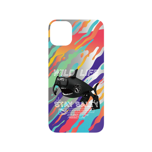 iPhone 11 犀牛盾SolidSuit聯名設計款防摔背蓋手機殼 KID - 淺水鯊魚
