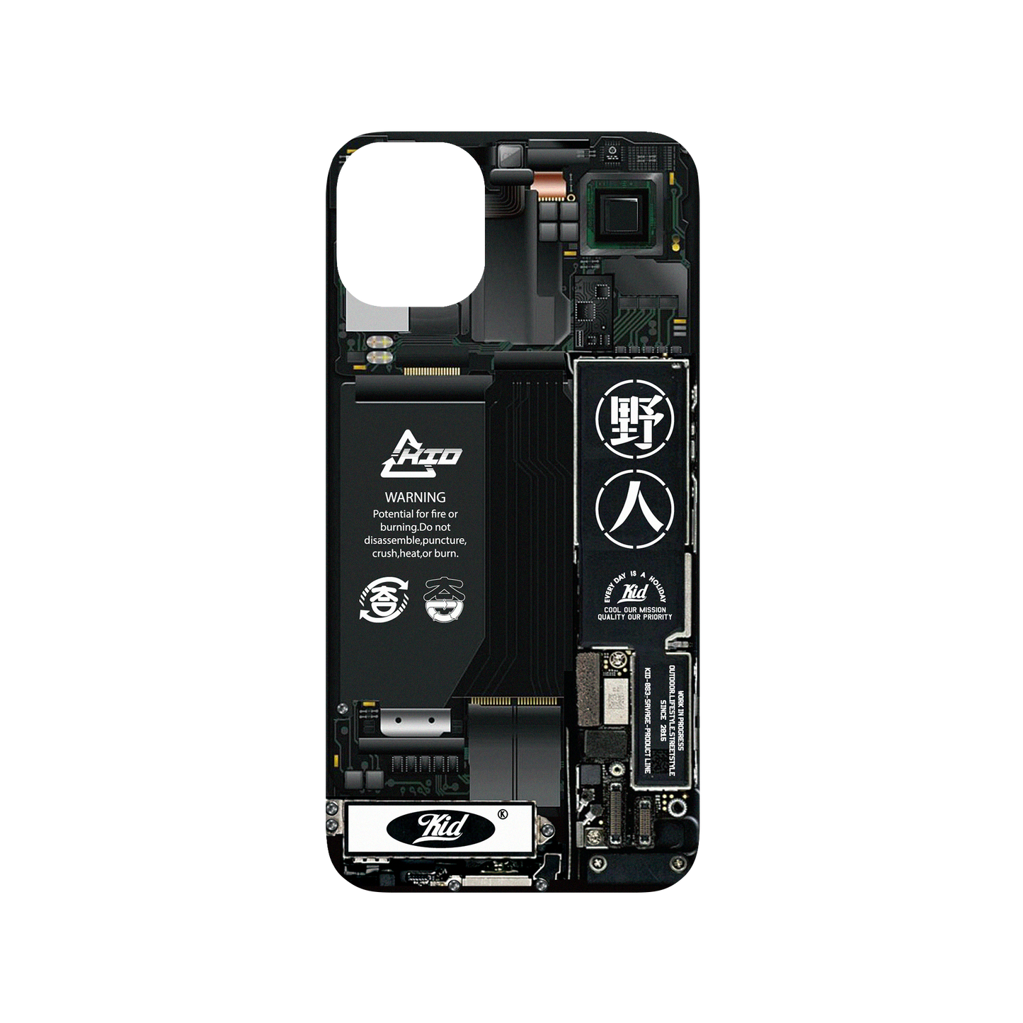 iPhone 11 犀牛盾SolidSuit聯名設計款防摔背蓋手機殼 KID - 透視KID野人