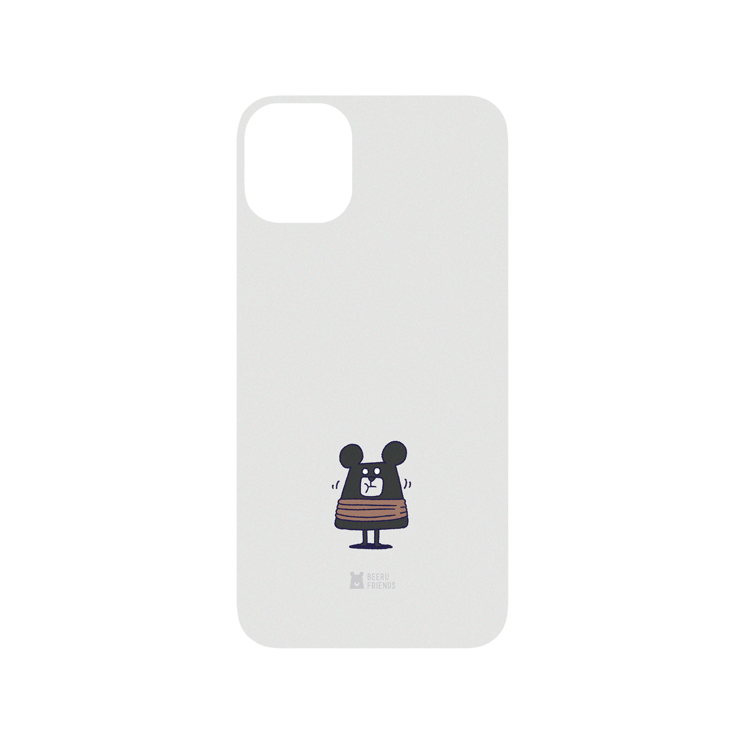 iPhone 11 犀牛盾SolidSuit聯名設計款防摔背蓋手機殼 臺灣吧 - 黑啤餓餓