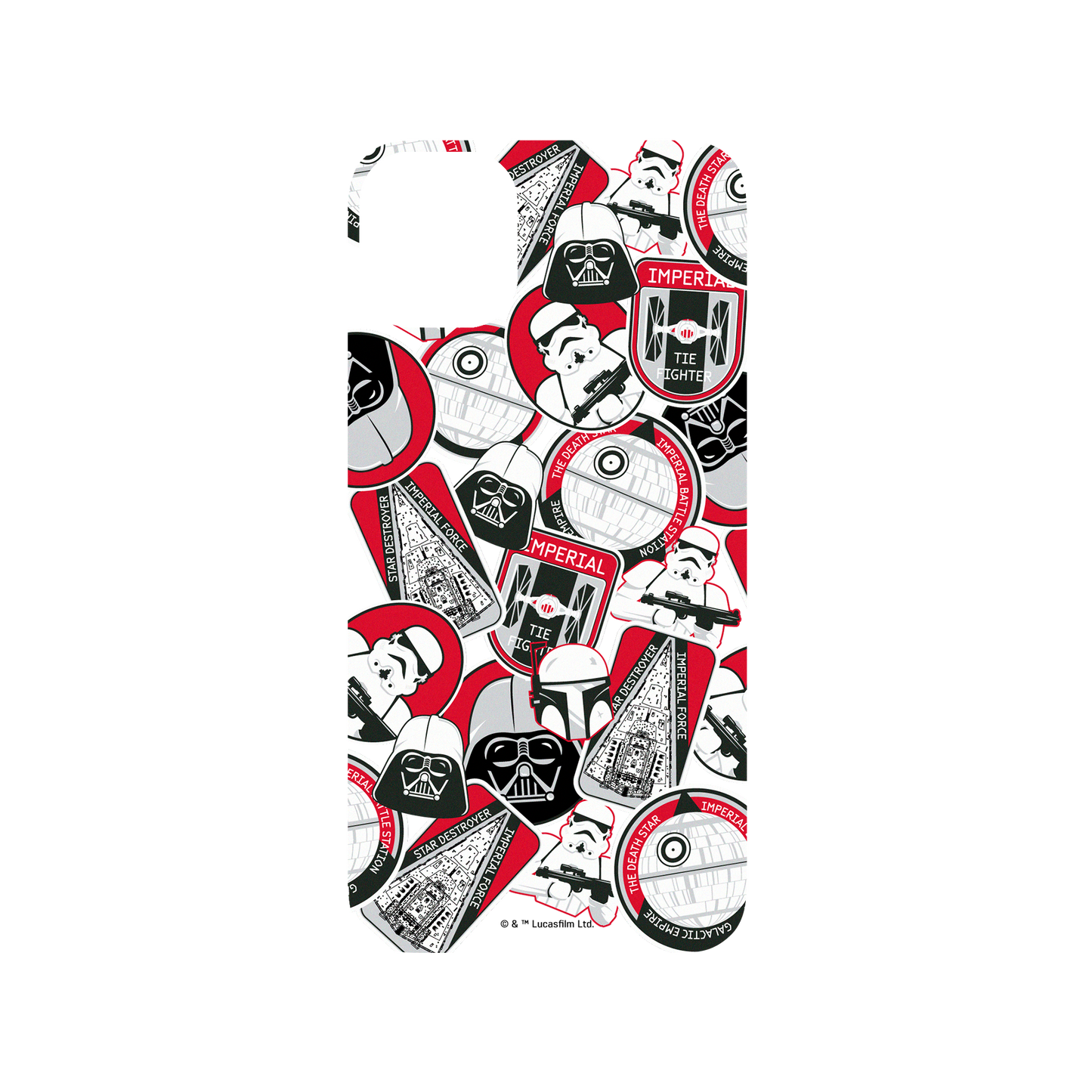 iPhone 11 犀牛盾SolidSuit聯名設計款防摔背蓋手機殼 StarWars 星際大戰系列 - Sticker-紅
