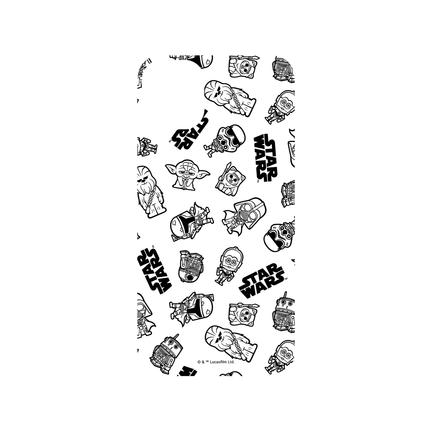 iPhone 11 犀牛盾SolidSuit聯名設計款防摔背蓋手機殼 StarWars 星際大戰系列 - Pattern 星際大戰-Galaxy